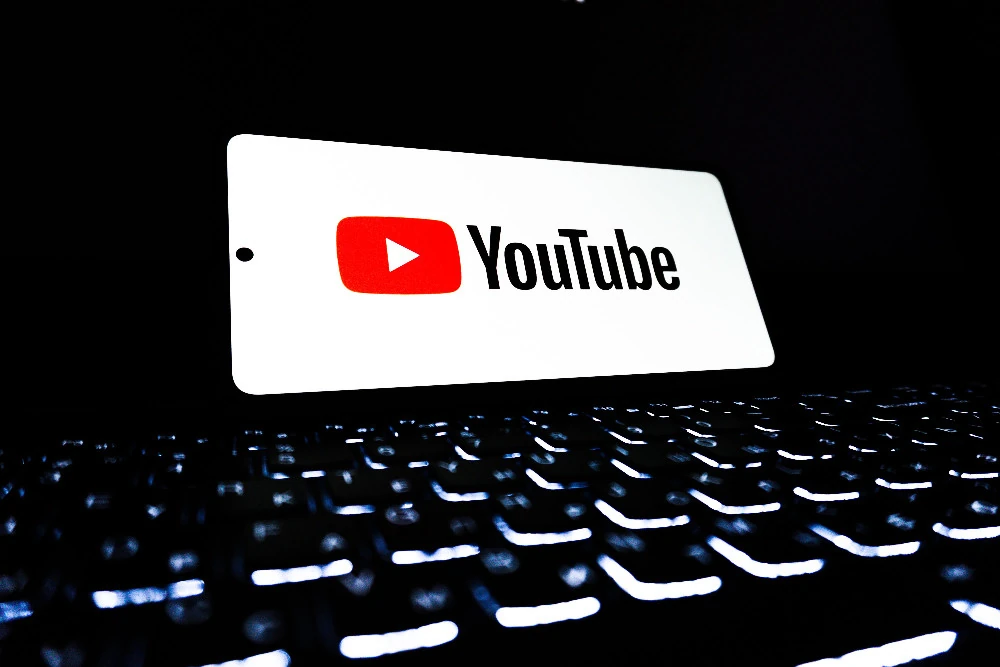 YouTube platform displayed on a digital device
